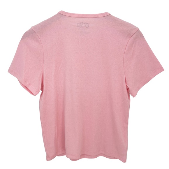 NWOT Grease Pink Ladies Fuzzy Dice Heart T-Shirt Large - Picture 2 of 6